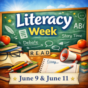 literacy week – june 9 & june 11